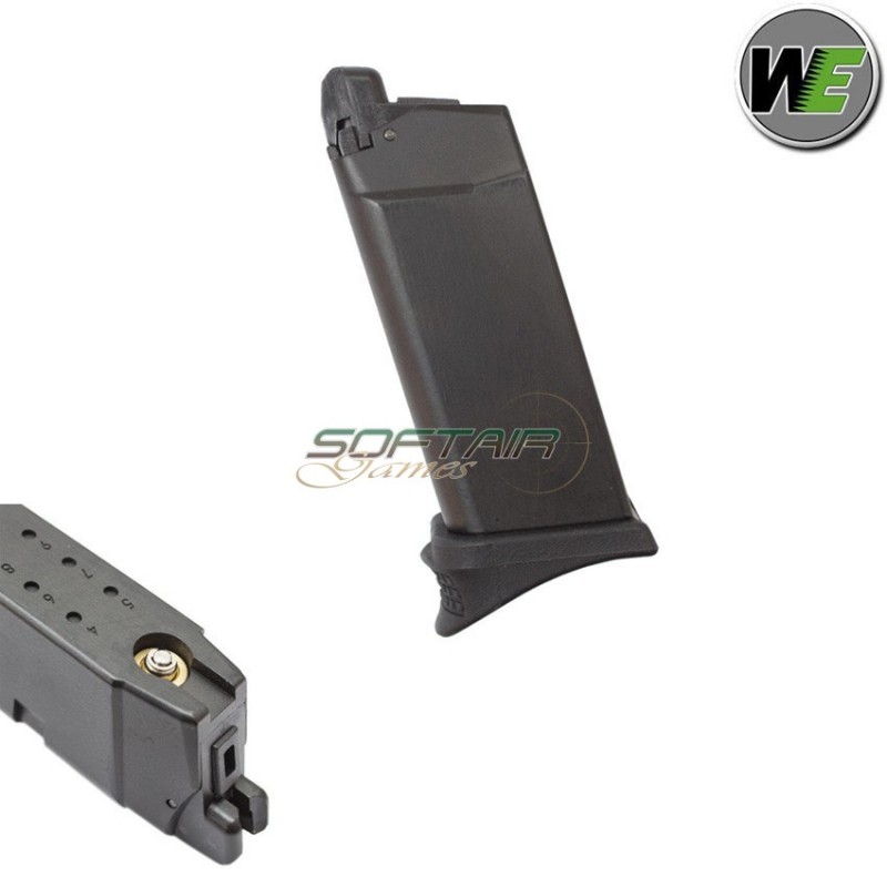 Caricatore A Gas Black 15bb Per G26/g27/g33 We (we-we00307) Caricatore A Gas Black 15bb Per G26/g27/g33 We (we-we00307)