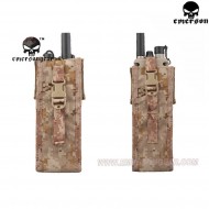 Tactical Open Radio Pouch Aor1 For Prc148/152 Type Emerson (em8350a)