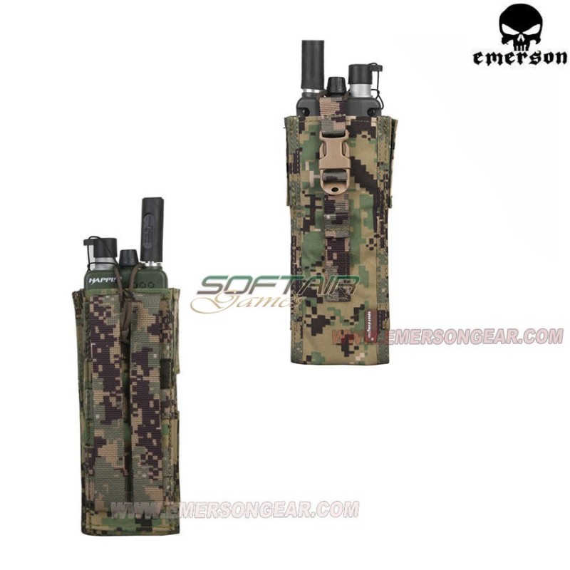 Tasca Tactical Open Porta Radio Aor2 Per Prc148/152 Type Emerson (em8350b)