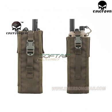 Tactical Open Radio Pouch Foliage Green For Prc148/152 Type Emerson (em8350d)
