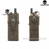 Tasca Tactical Open Porta Radio Foliage Green Per Prc148/152 Type Emerson (em8350d)