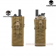 Tactical Open Radio Pouch Khaki For Prc148/152 Type Emerson (em8350e)