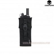 Tasca Tactical Open Porta Radio Black Per Prc148/152 Type Emerson (em8350g)