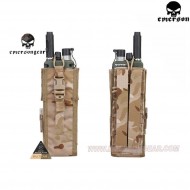 Tactical Open Radio Pouch Multicam® Arid Genuine Usa For Prc148/152 Type Emerson (em8350mcad)