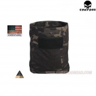 Tasca Folding Porta Caricatori Esausti Multicam® Black Genuine Usa Emerson (em9041mcbk)