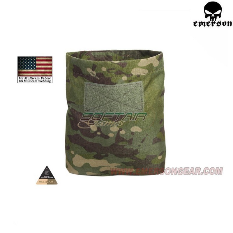 Tasca Folding Porta Caricatori Esausti Multicam® Tropic Genuine Usa Emerson (em9041mctp)