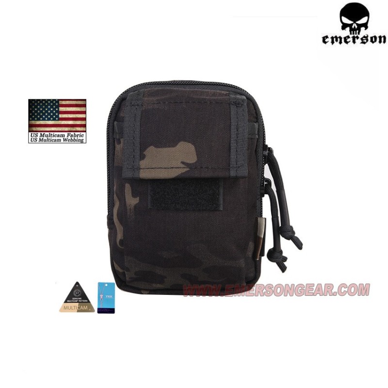 Compat Utility Multicam® Black Genuine Usa Pouch Emerson (em8338mcbk)