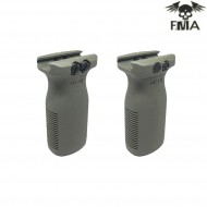 Vertical Grip Fvg For Picatinny Rail Foliage Greeen Fma (fma-tb-15-fg)
