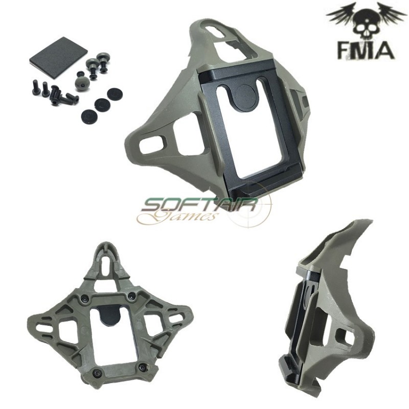 Wilcox Shroud Style 4 Fori P/n Foliage Green Per Elmetti Fma (fma-tb736-fg)