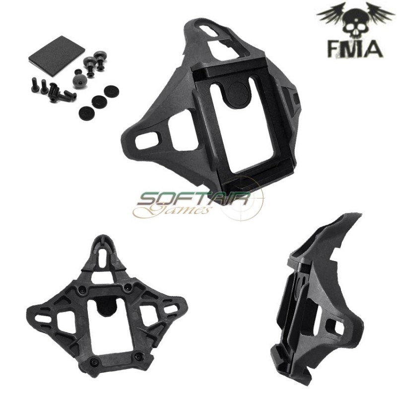 Wilcox Shroud Style 4 Holes P/n Black For Helmets Fma (fma-tb736-bk)