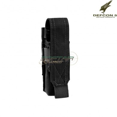 Tasca Porta Caricatore Singolo Pistola Black Defcon 5 (d5-pm01-bk)