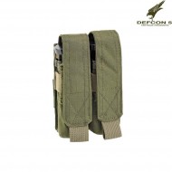Tasca Porta Caricatore Doppio Pistola Olive Drab Defcon 5 (d5-pm02/2-od)