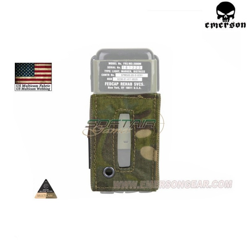 Velcro Pouch For Ms2000 Distress Marker Multicam® Tropic Genuine Usa Emerson (em7865mctp)
