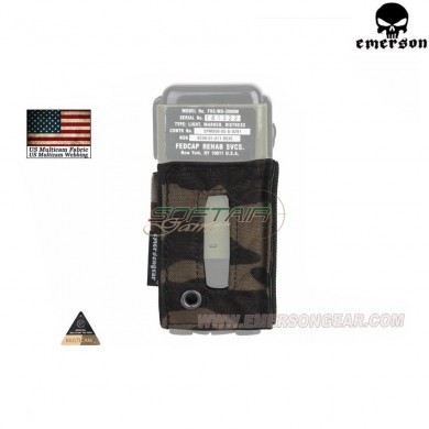 Velcro Pouch For Ms2000 Distress Marker Multicam® Black Genuine Usa Emerson (em7865mcbk)