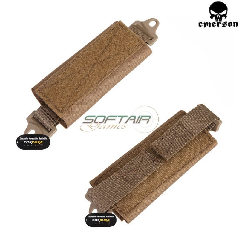 Helmet Counter Weight Accessory Pouch Coyote Brown Emerson (em8826cb)