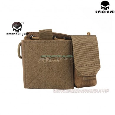 Saf Admin Panel Map Pouch Coyote Brown Emerson (em8328cb)