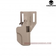 Fondina Dark Earth Fast Load Glock Cintura System Emerson (em6335a)