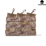Triple Fast Open 5.56 Aor1 Pouch Emerson (em6356a)