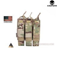Tasca Tripla Fast Open Mp7 Multicam® Genuine Usa Emerson (em6357c)
