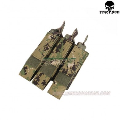 Triple Fast Open Mp7 Aor2 Pouch Emerson (em6357e)