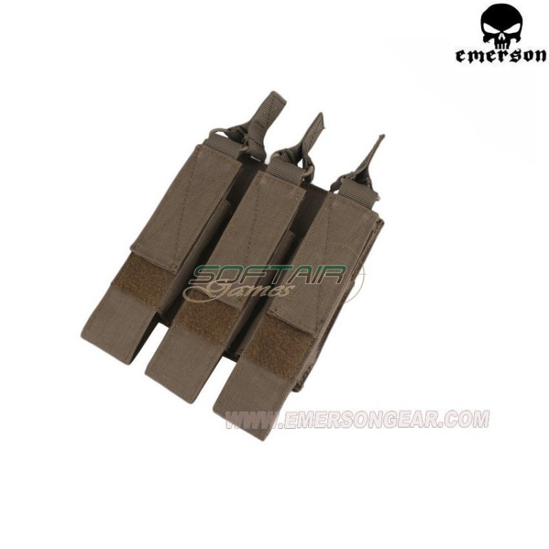 Tasca Tripla Fast Open Mp7 Foliage Green Emerson (em6357h)