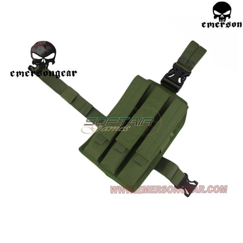 Triple Leg Panel Olive Drab For Mp7 Emerson (em6055c)