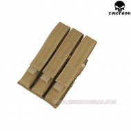 Triple Molle Mp7 Khaki Pouch Emerson (em6056a)