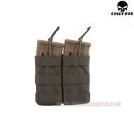 Double 5.56 Open Top Magazine Pouch Foliage Green Emerson (em6354fg)