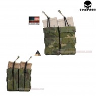 Double 5.56 Open Top Magazine Pouch Multicam® Tropic Genuine Usa Emerson (em6354mctp)