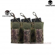 Triple 5.56 & Pistol Open Top Magazine Pouch Aor2 Emerson (em6363aor2) Triple 5.56 & Pistol Open Top Magazine Pouch Aor2 Emerson (em6363aor2)