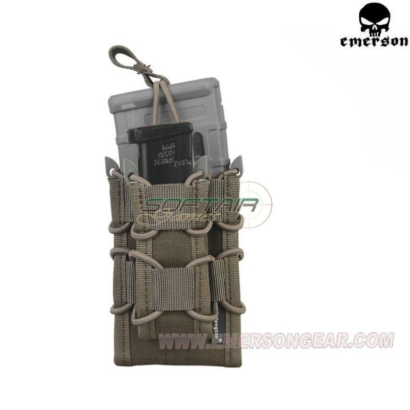 Double Decker Magazine Pouch Sage Green Emerson (em6346sg)