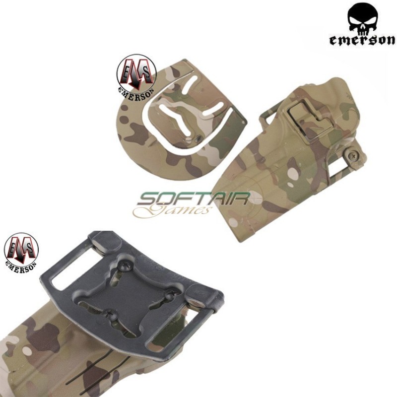 Fondina Rigida Per Pistola M92 Beretta Serpa Type Multicam Emerson (em6095a)