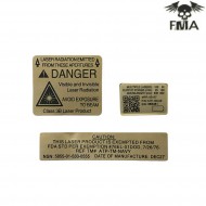 Custom Decals Stickers 02 Type For An Peq-15 Fma (fma-tb1078-02) Custom Decals Stickers 02 Type For An Peq-15 Fma (fma-tb1078-02)