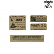 Custom Decals Stickers 03 Type For An Peq-15 Fma (fma-tb1078-03) Custom Decals Stickers 03 Type For An Peq-15 Fma (fma-tb1078-03)