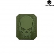 Patch Pvc Skull Green Emerson (em5550od)