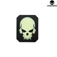 Patch Pvc Skull Black Emerson (em5550bk)