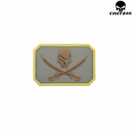 Patch Pvc Pirate Skull Type 1 Emerson (em5553)