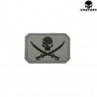 Patch Pvc Pirate Skull Type 2 Emerson (em5553a)