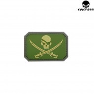Patch Pvc Pirate Skull Type 3 Emerson (em5553b)