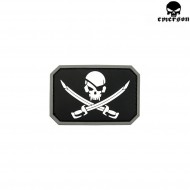 Patch Pvc Pirate Skull Type 5 Emerson (em5553d)