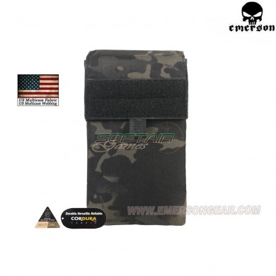 Mini Hydration Pack Molle 1.5lt Multicam® Black Genuine Usa Emerson (em5821mcbk)