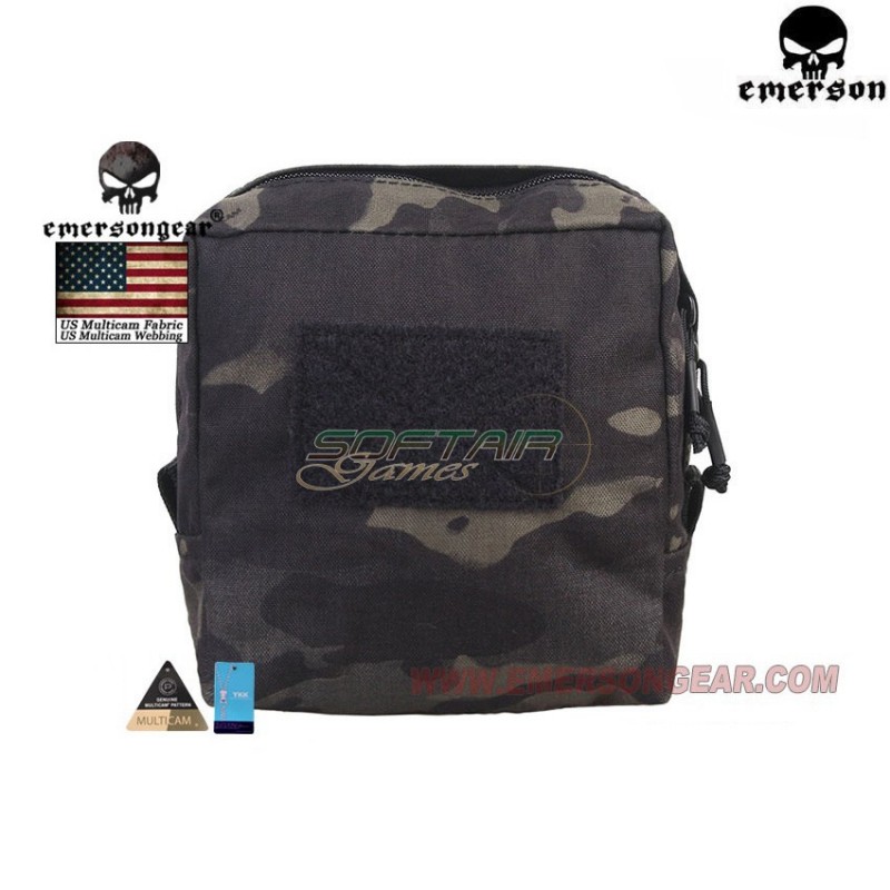Rescue Molle Pouch Multicam® Black Genuine Usa Emerson (em9332mcbk)