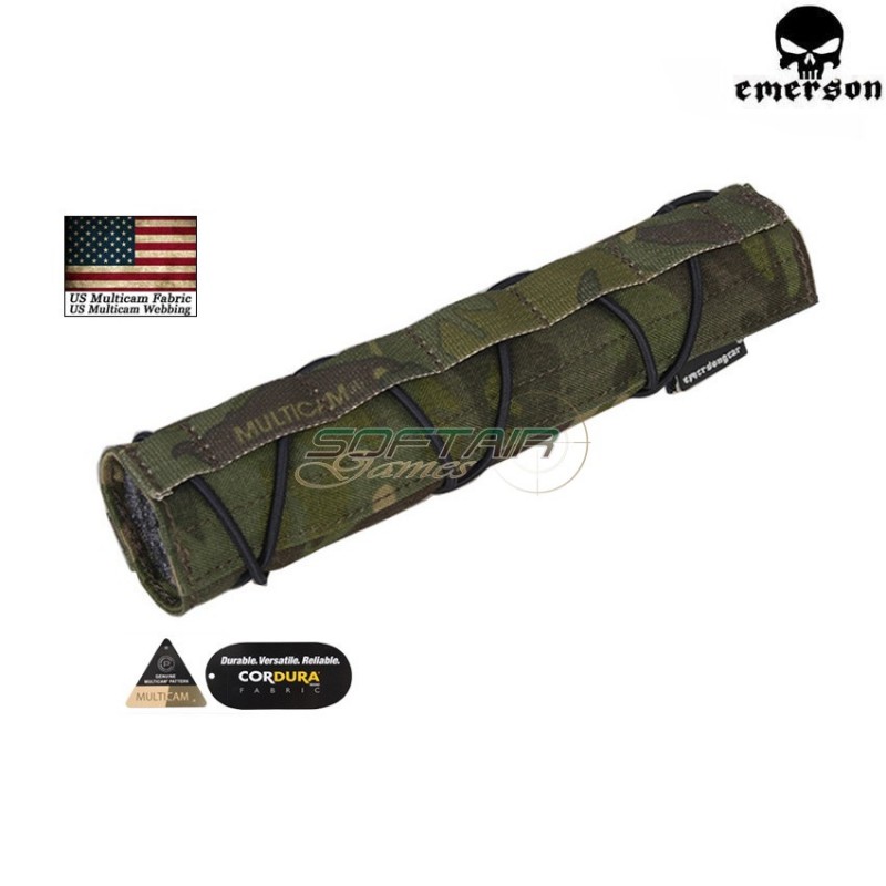 Silencer Cover 220mm Multicam® Tropic Genuine Usa Emerson (em9330mctp)