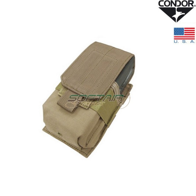 Tasca Porta Caricatore Singolo 2 Posti Per M14/338/g3/fal Coyote Tan Condor® (ma62-kh)
