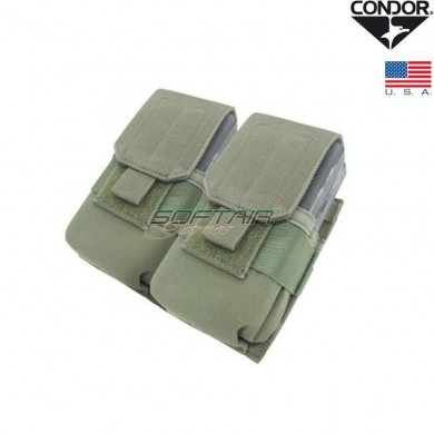 Double Magazine 4 Spaces Pouch For M14/338/g3/fal Olive Drab Condor® (ma63-od)