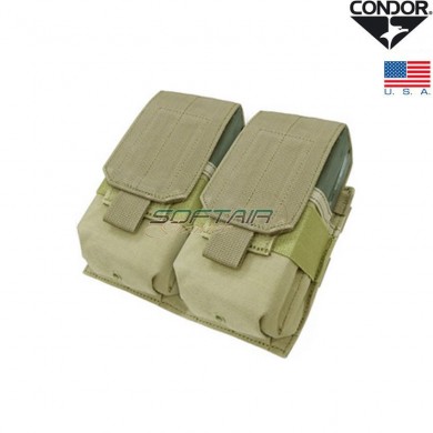 Double Magazine 4 Spaces Pouch For M14/338/g3/fal Coyote Tan Condor® (ma63-kh)
