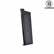 Caricatore A Gas Black 26bb Per 1911 Kjworks (kjw-001055) Caricatore A Gas Black 26bb Per 1911 Kjworks (kjw-001055)