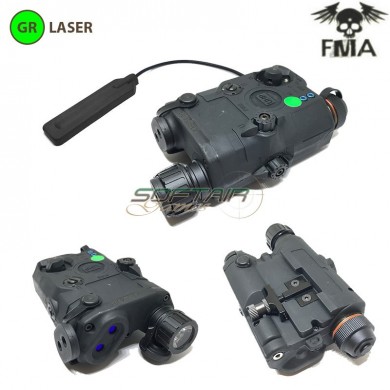 Ultra Upgrade Peq La5-c Green Laser & White Led Light Con Lente Ir Black Fma (fma-tb1075-bk)