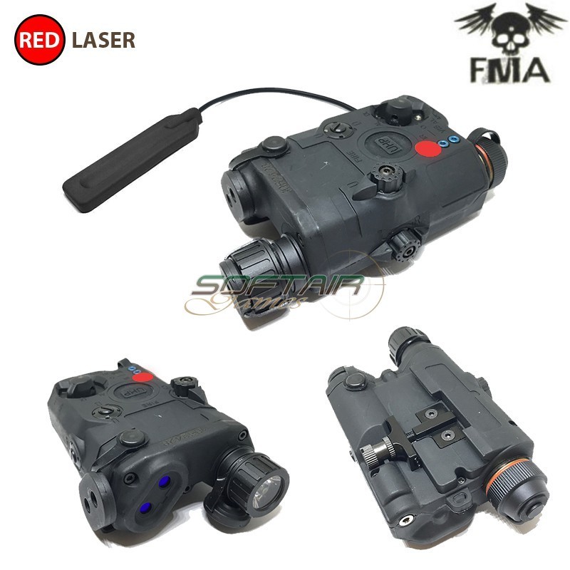 Ultra Upgrade Peq La5-c Red Laser & White Led Light With Ir Lenses Black Fma (fma-tb1074-bk)
