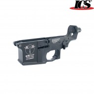 Lower Receiver Uk1 In Metallo Black Per Gearbox Intero Ics (ics-ma-334)